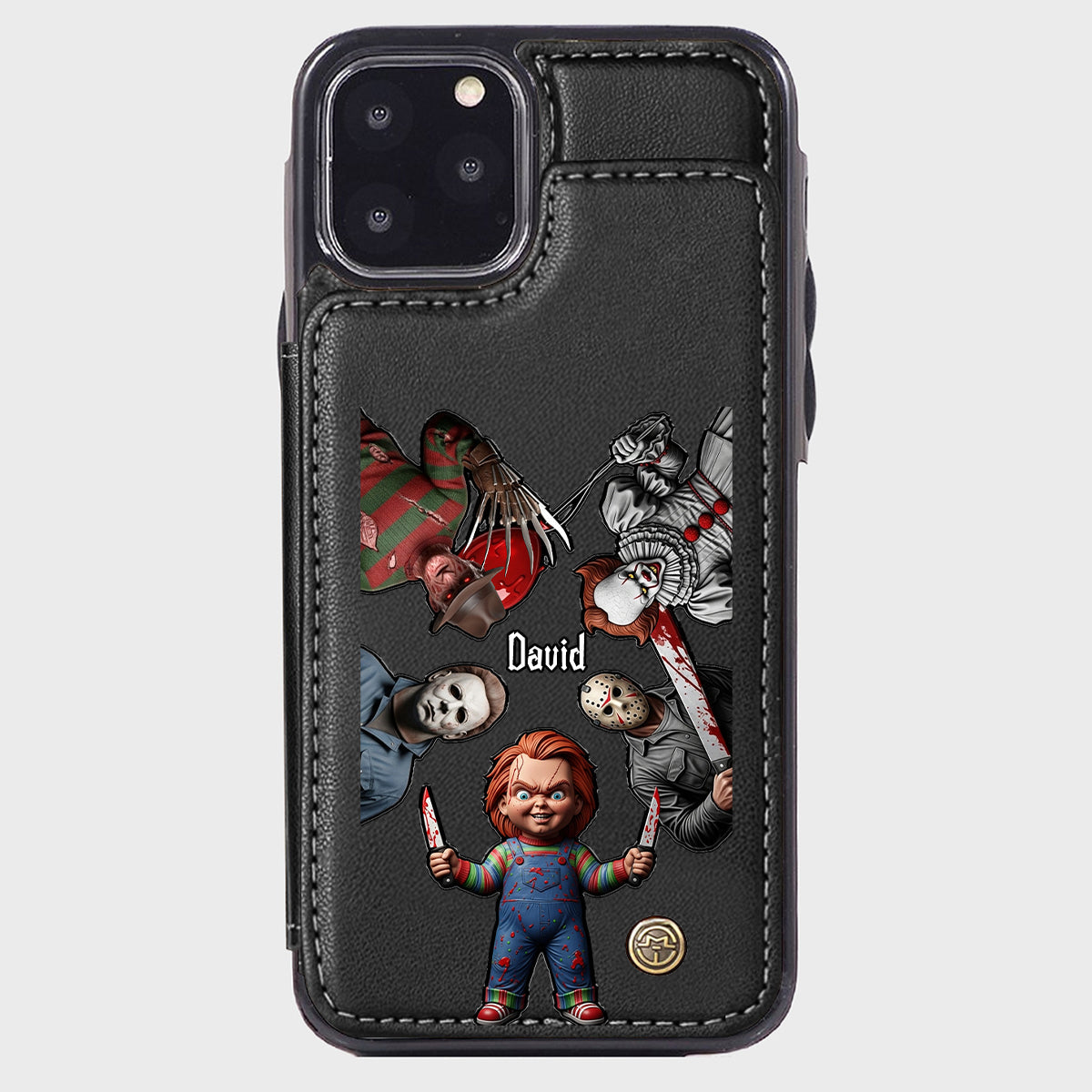 Horrors Characters - Personalized Horror Character Wallet Phone Case