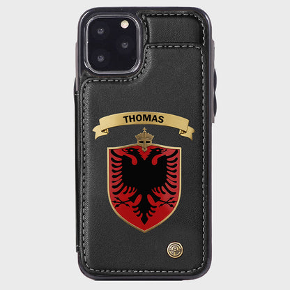 Proud Albania - Personalized Expats Wallet Phone Case