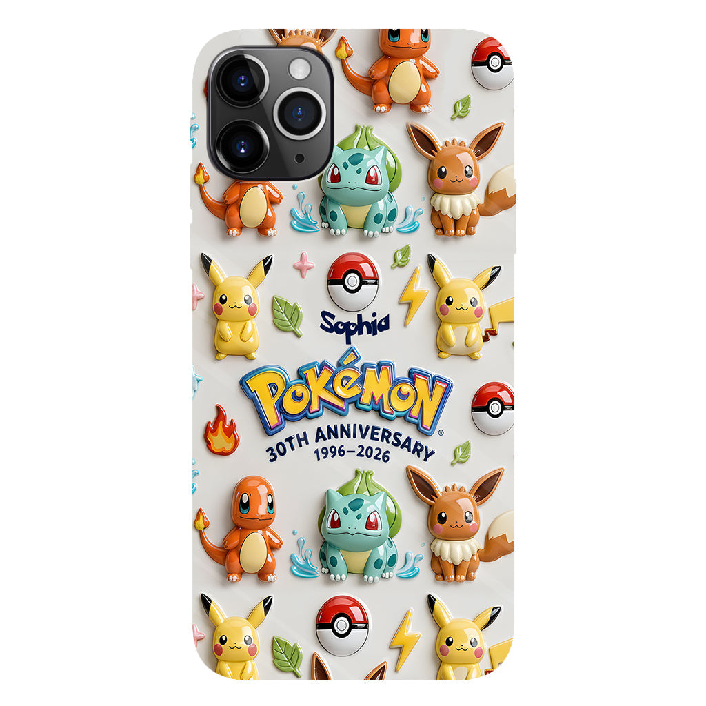 30th Anniversary - Personalized Monster Trainer Full Print Phone Case