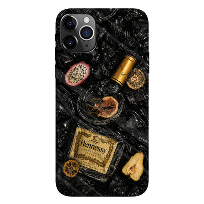 Exploding Liquor Bottle Art - Personalized Alcoholic beverage Full Print Phone Case