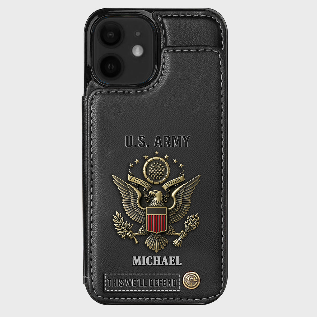 This We'll Defend - Personalized Veteran Wallet Phone Case