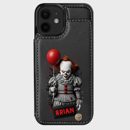 Scary Halloween - Personalized Horror Character Wallet Phone Case