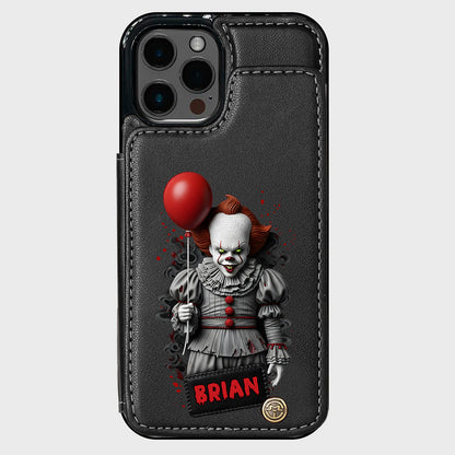 Scary Halloween - Personalized Horror Character Wallet Phone Case