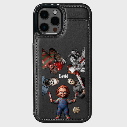 Horrors Characters - Personalized Horror Character Wallet Phone Case