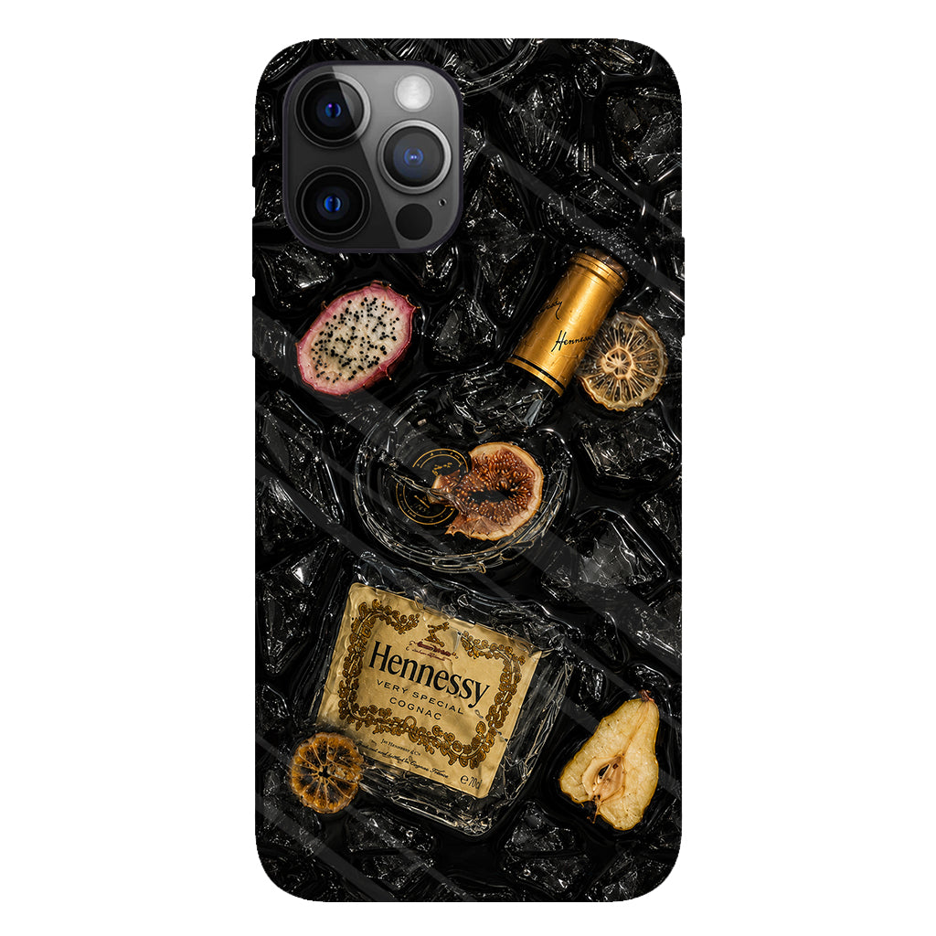 Exploding Liquor Bottle Art - Personalized Alcoholic beverage Full Print Phone Case