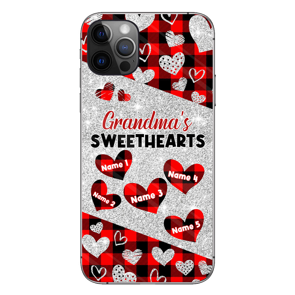 Grandma's Sweethearts - Personalized Valentine Grandma Phone Case