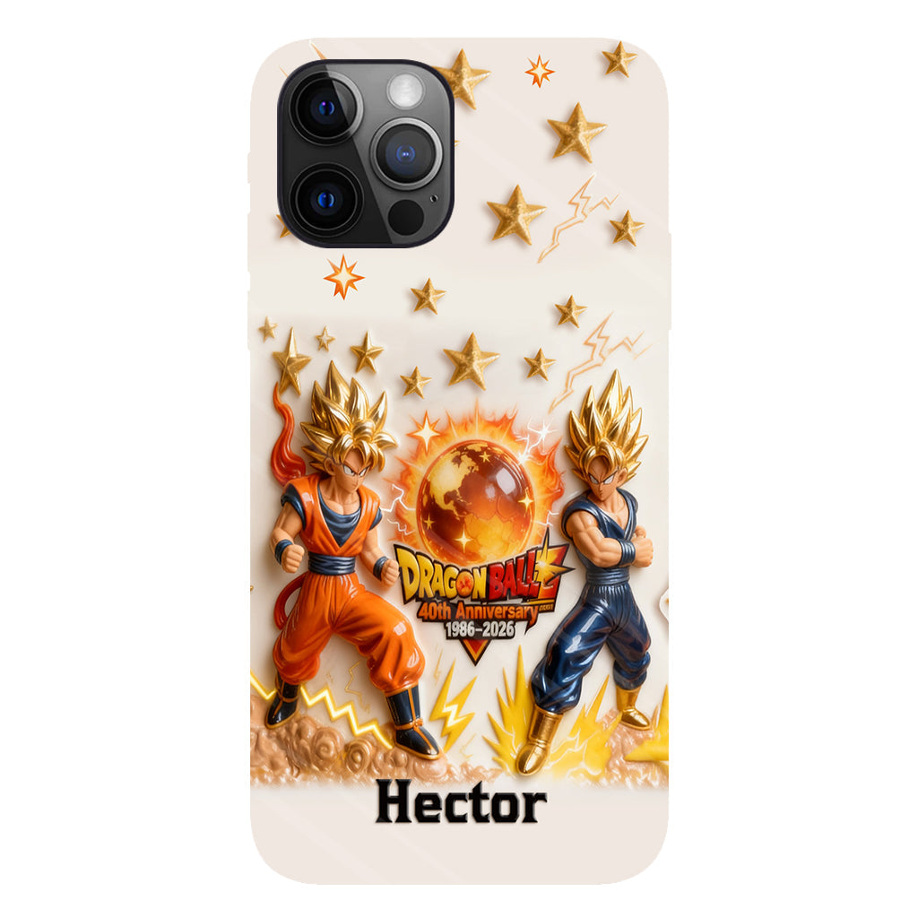 40th Anniversary - Personalized Seven Balls Full Print Phone Case