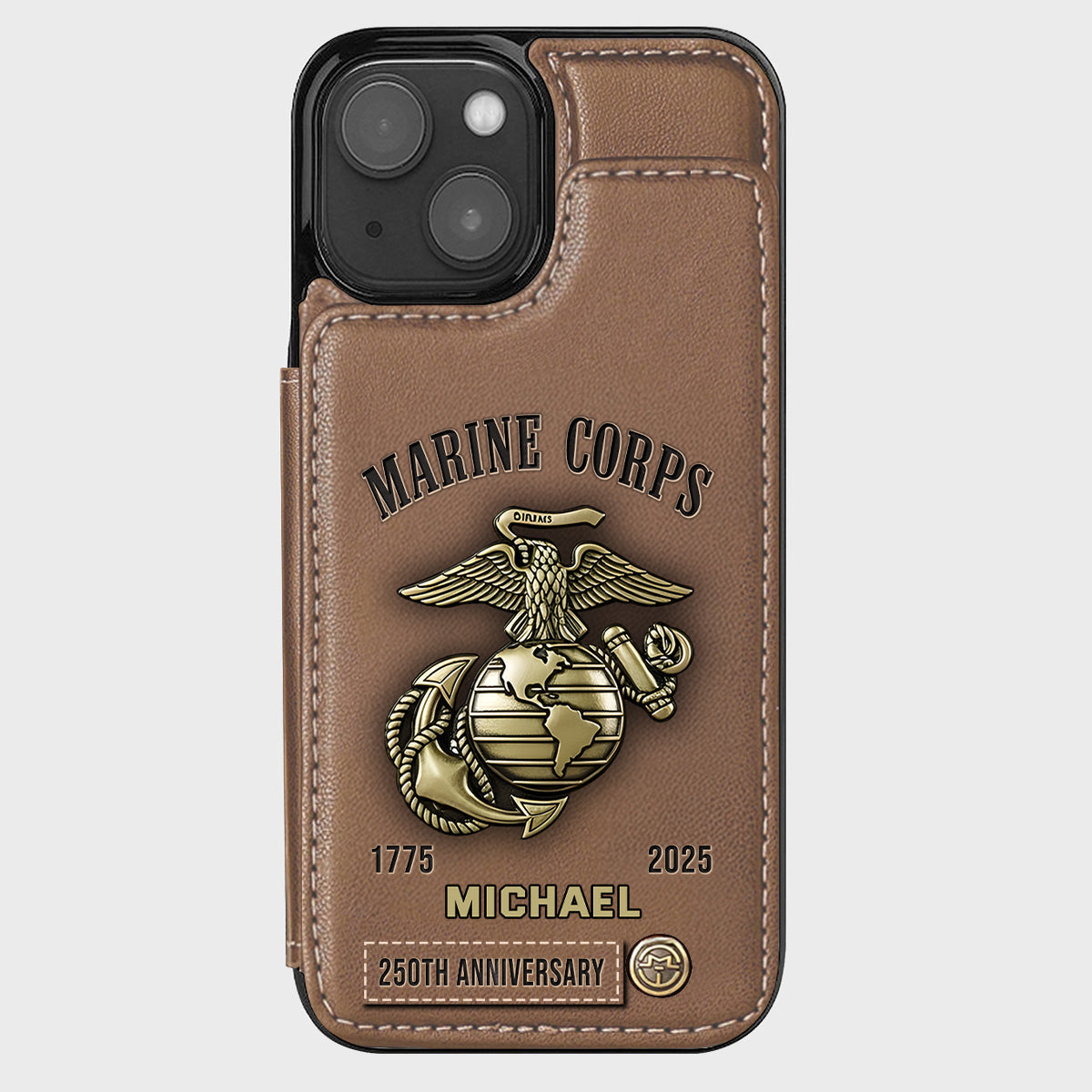 250th Anniversary - Personalized Veteran Wallet Phone Case
