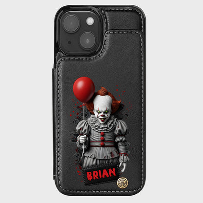 Scary Halloween - Personalized Horror Character Wallet Phone Case