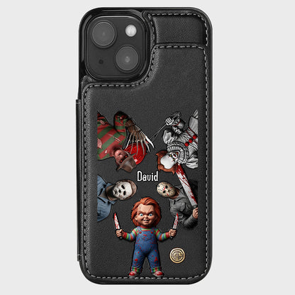 Horrors Characters - Personalized Horror Character Wallet Phone Case
