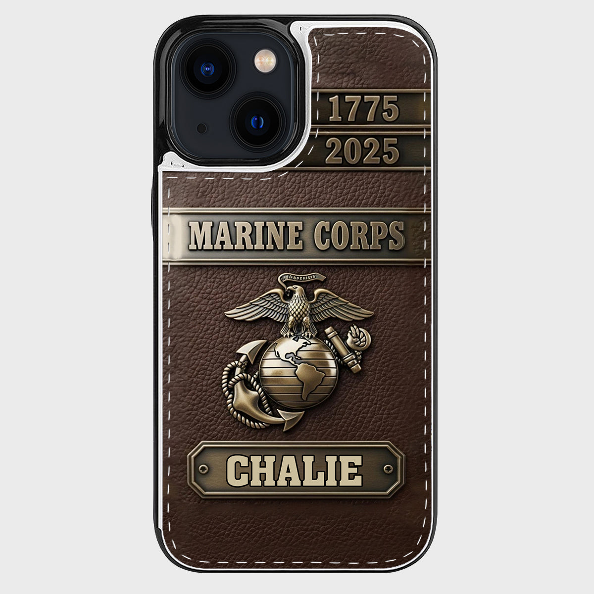 USMC 250th Anniversary - Personalized Veteran Foldable Wallet Phone Case
