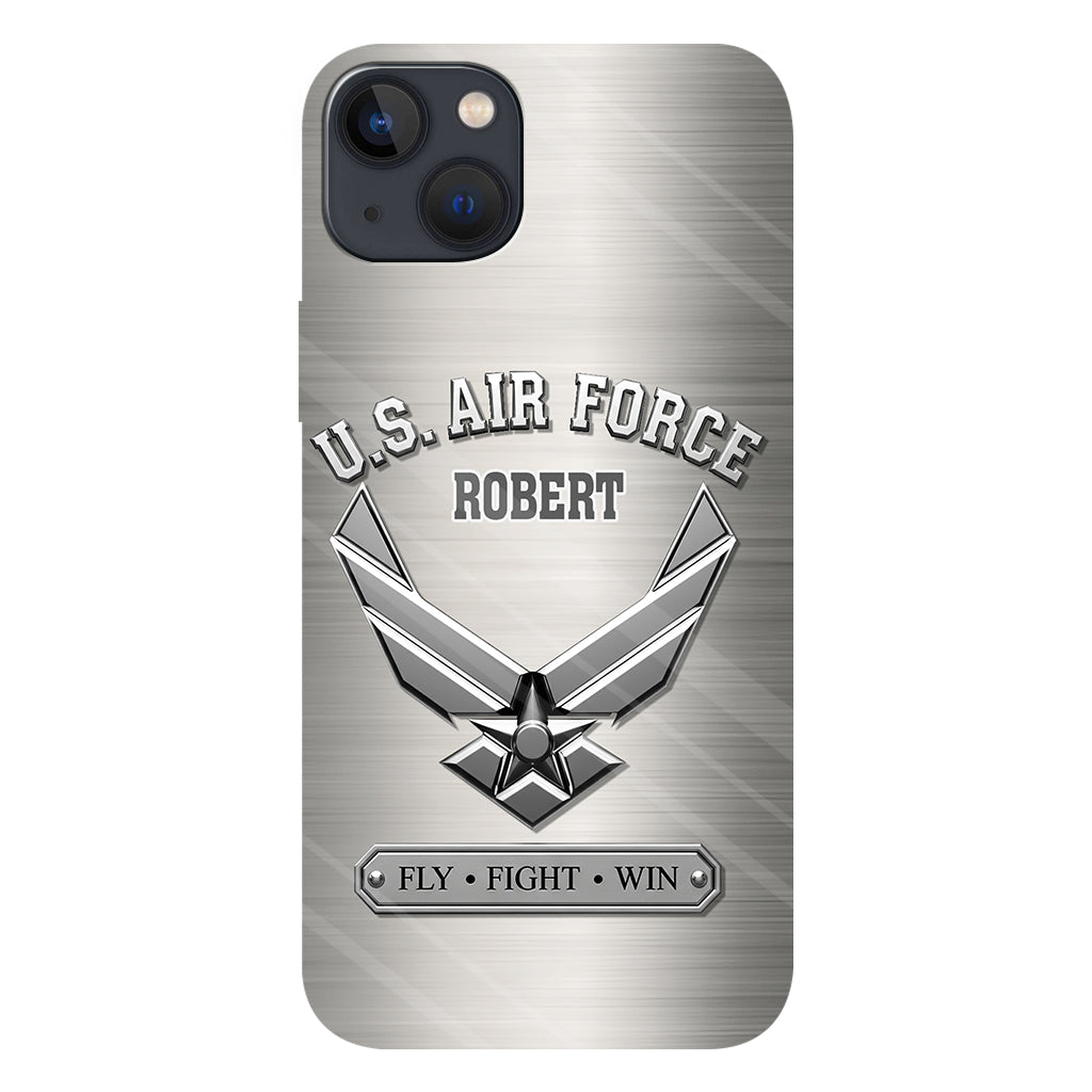 Fly · Fight · Win - Personalized Veteran Full Print Phone Case