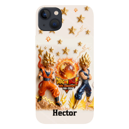 40th Anniversary - Personalized Seven Balls Full Print Phone Case