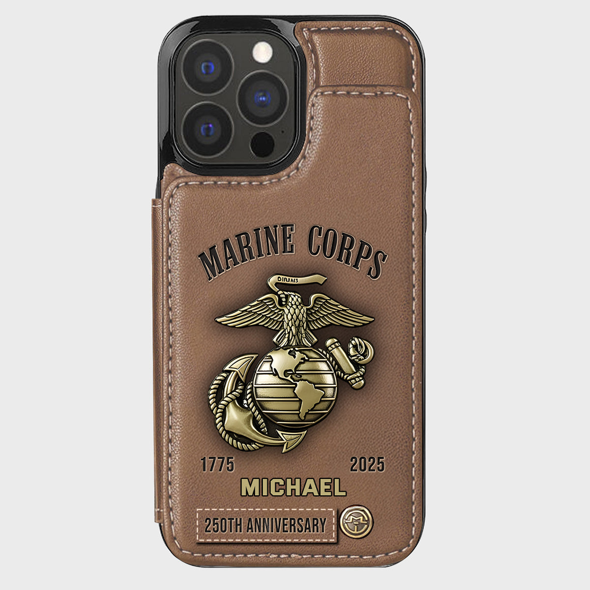 Proud Veteran - Personalized Veteran Wallet Phone Case