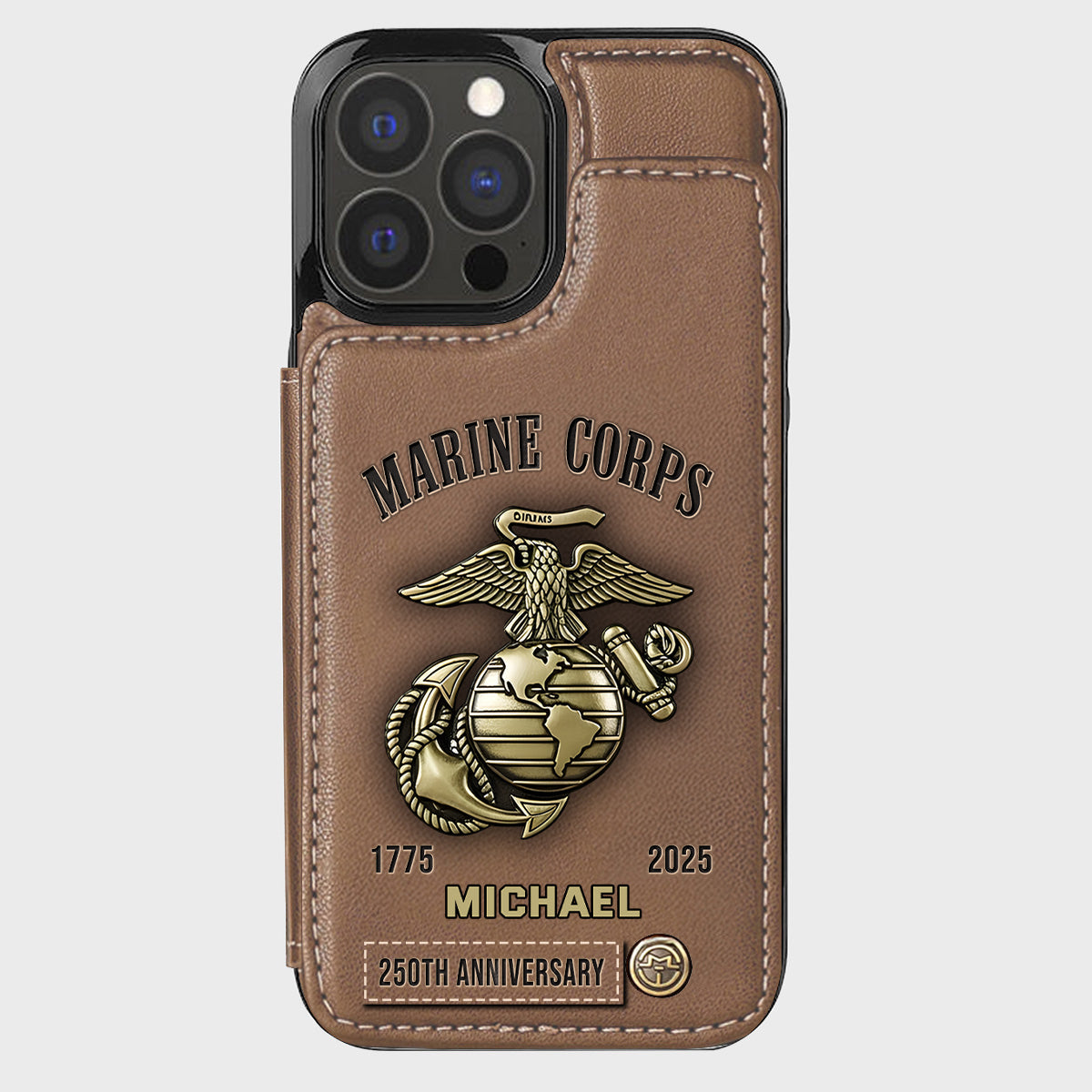 250th Anniversary - Personalized Veteran Wallet Phone Case