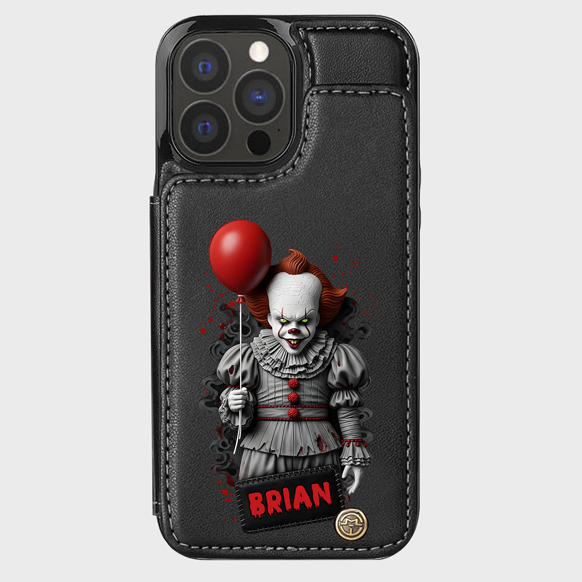 Scary Halloween - Personalized Horror Character Wallet Phone Case