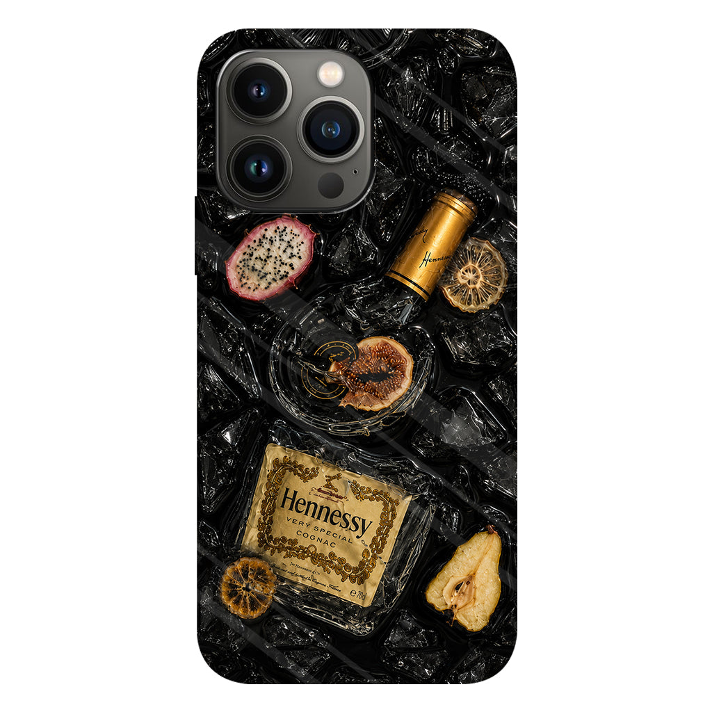 Exploding Liquor Bottle Art - Personalized Alcoholic beverage Full Print Phone Case