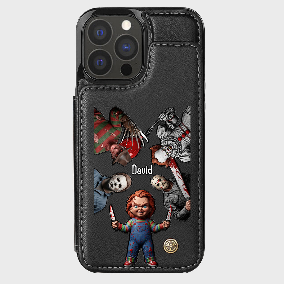 Horrors Characters - Personalized Horror Character Wallet Phone Case