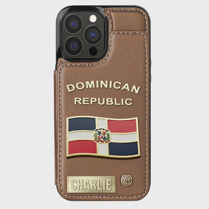 Proud Dominican - Personalized Expats Wallet Phone Case