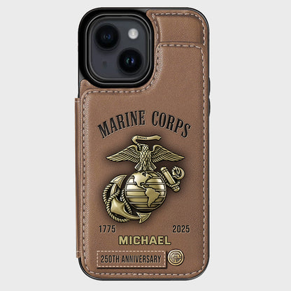 Proud Veteran - Personalized Veteran Wallet Phone Case