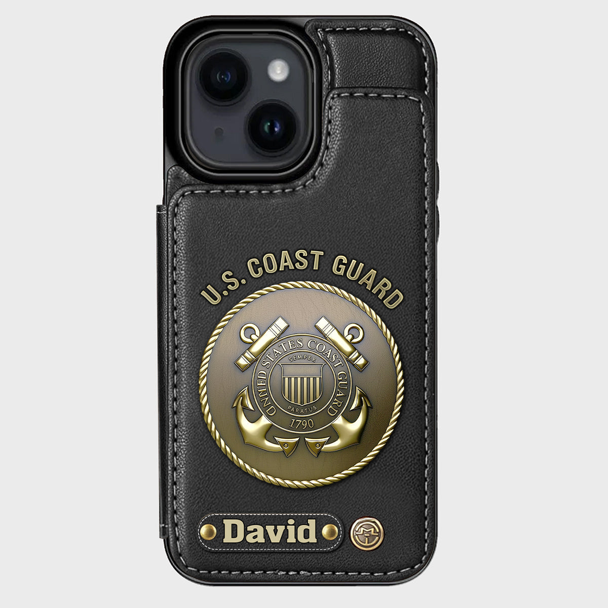 Honor Respect Devotion To Duty - Personalized Veteran Wallet Phone Case