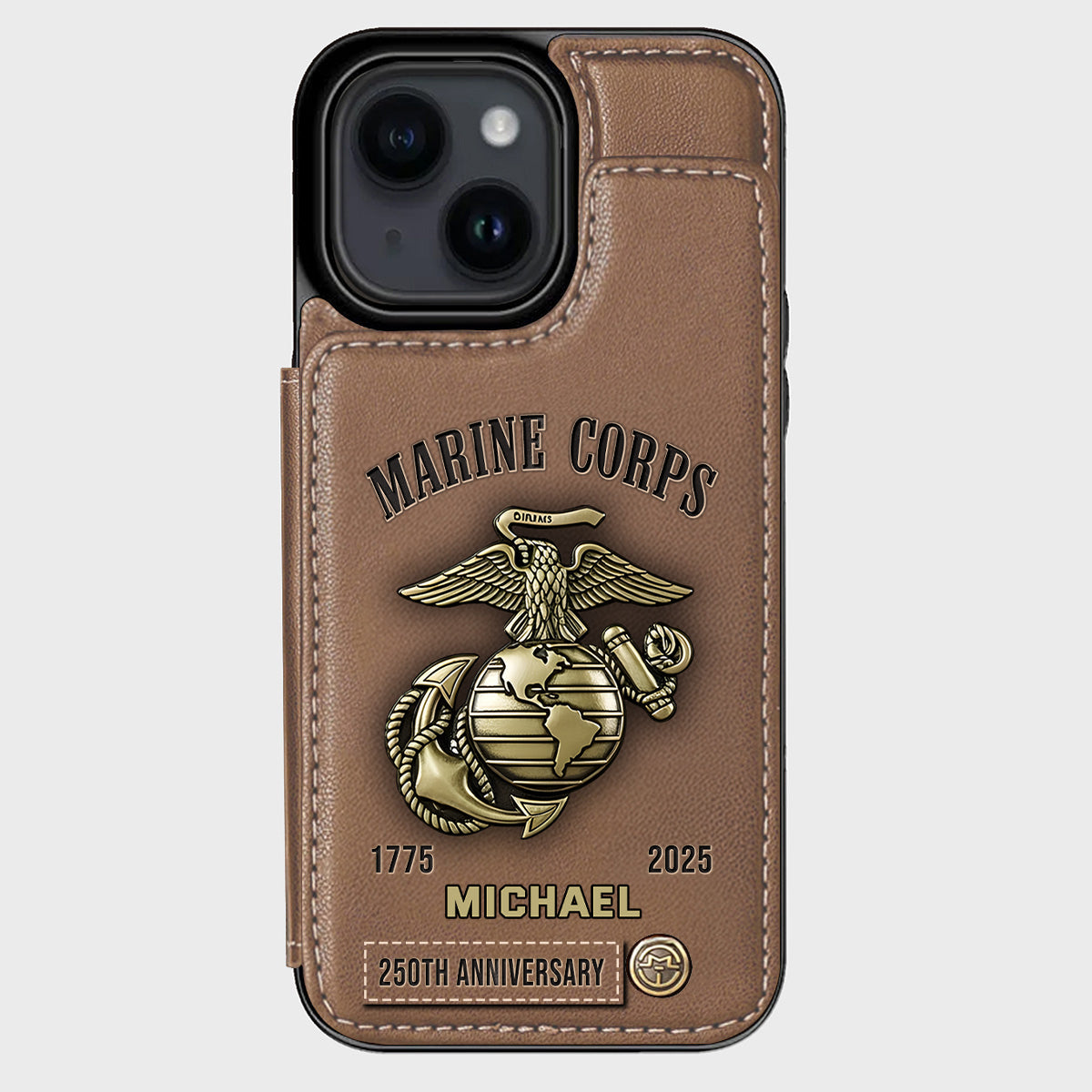 Proud Veteran - Personalized Veteran Wallet Phone Case