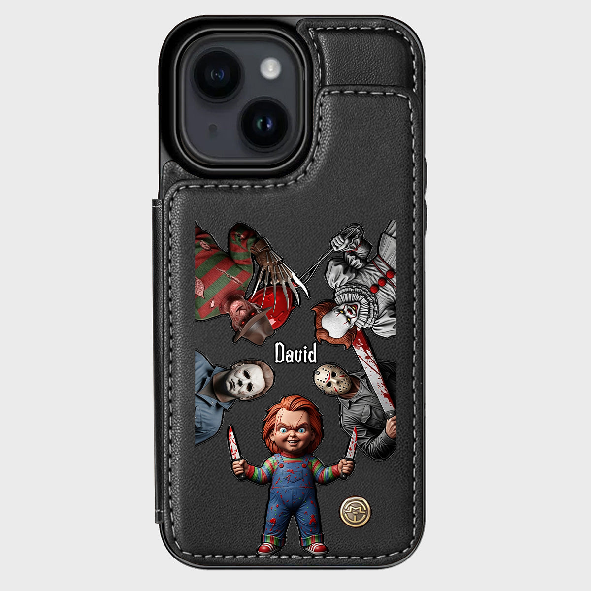 Horrors Characters - Personalized Horror Character Wallet Phone Case