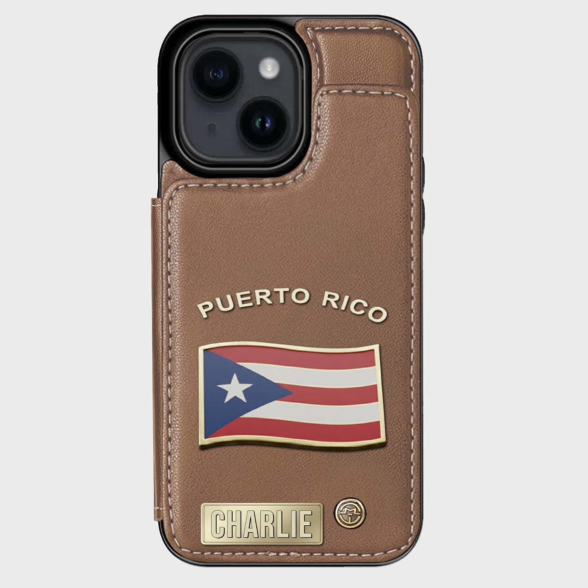 Proud Puerto Rico - Personalized Expats Wallet Phone Case