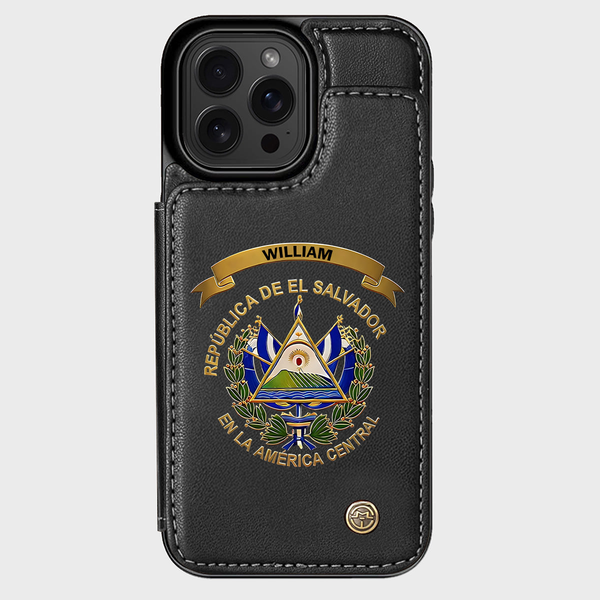 Proud El Salvador - Personalized Expats Wallet Phone Case