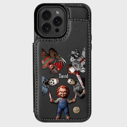 Horrors Characters - Personalized Horror Character Wallet Phone Case