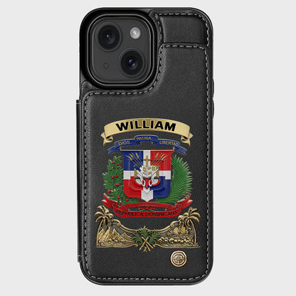 Proud Dominican - Personalized Expats Wallet Phone Case