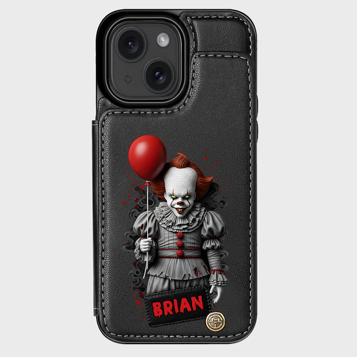 Scary Halloween - Personalized Horror Character Wallet Phone Case