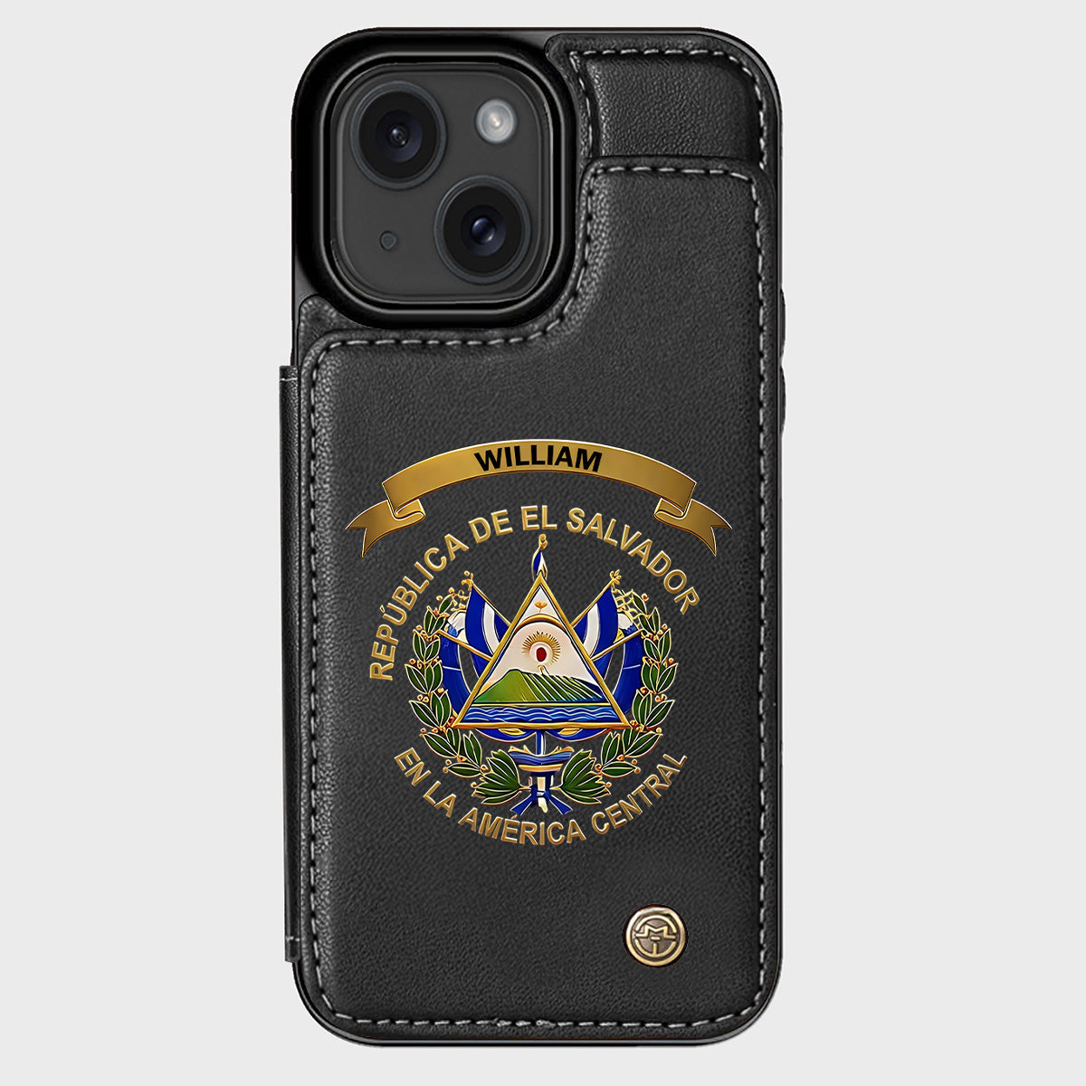 Proud El Salvador - Personalized Expats Wallet Phone Case