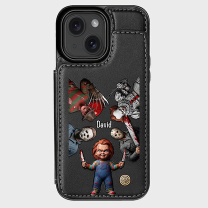 Horrors Characters - Personalized Horror Character Wallet Phone Case