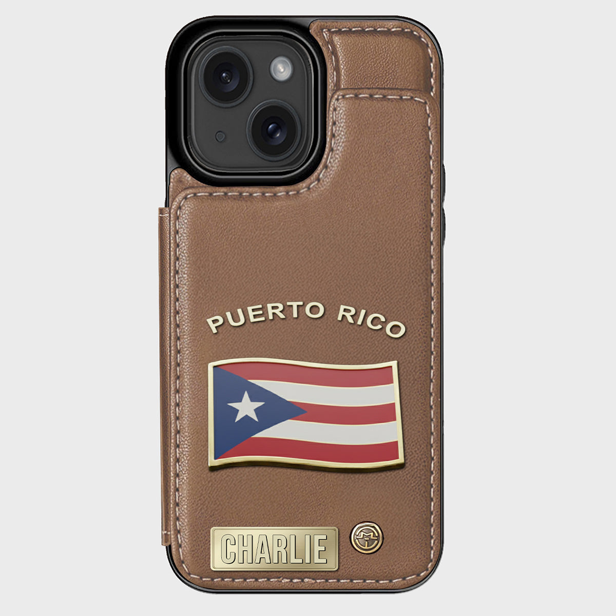 Proud Puerto Rico - Personalized Expats Wallet Phone Case