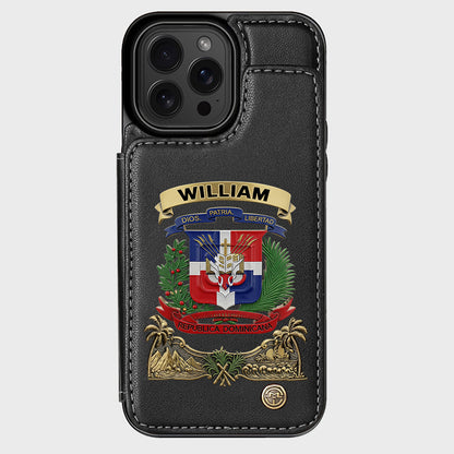 Proud Dominican - Personalized Expats Wallet Phone Case