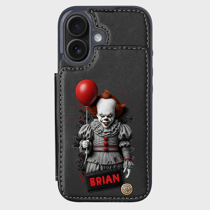 Scary Halloween - Personalized Horror Character Wallet Phone Case