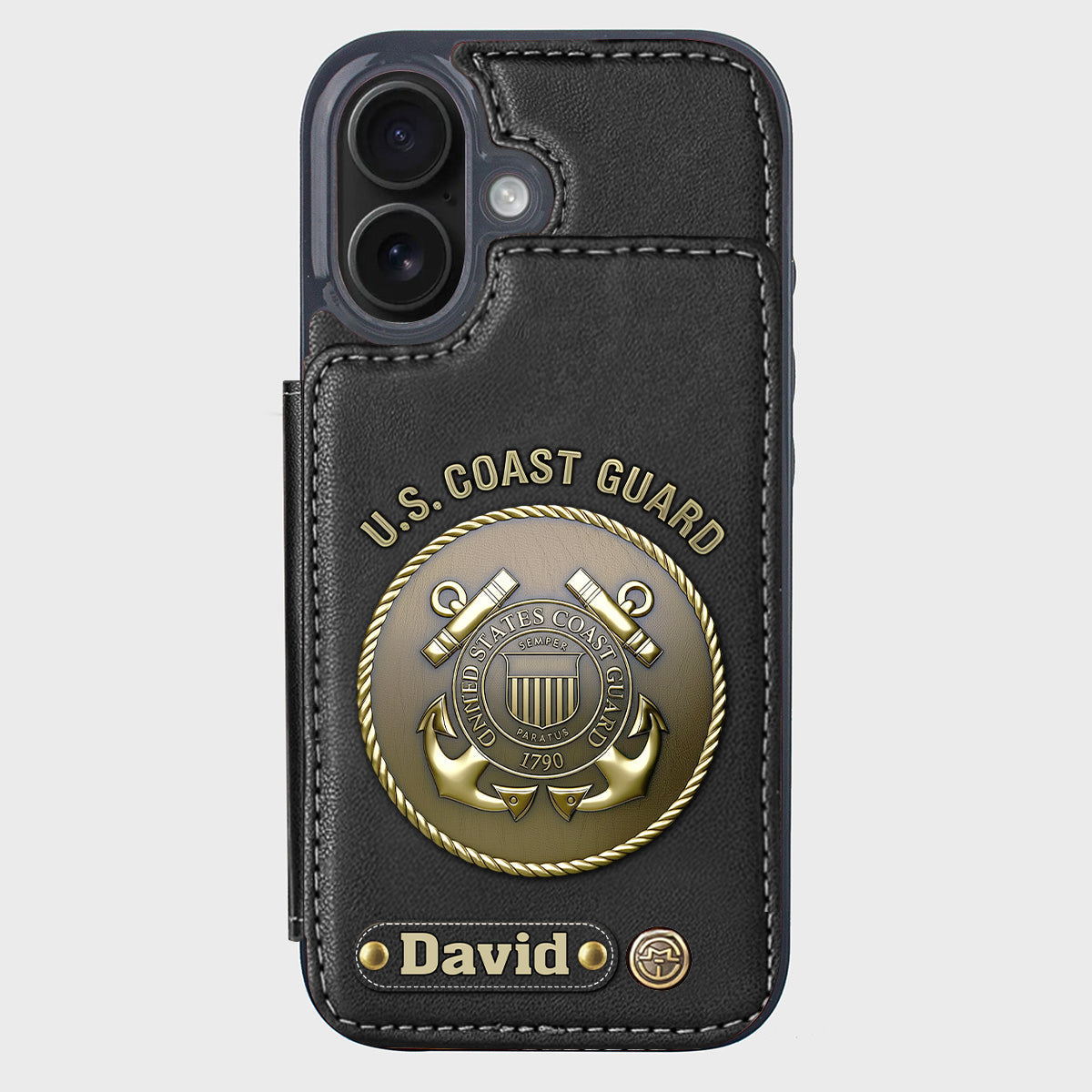 Honor Respect Devotion To Duty - Personalized Veteran Wallet Phone Case