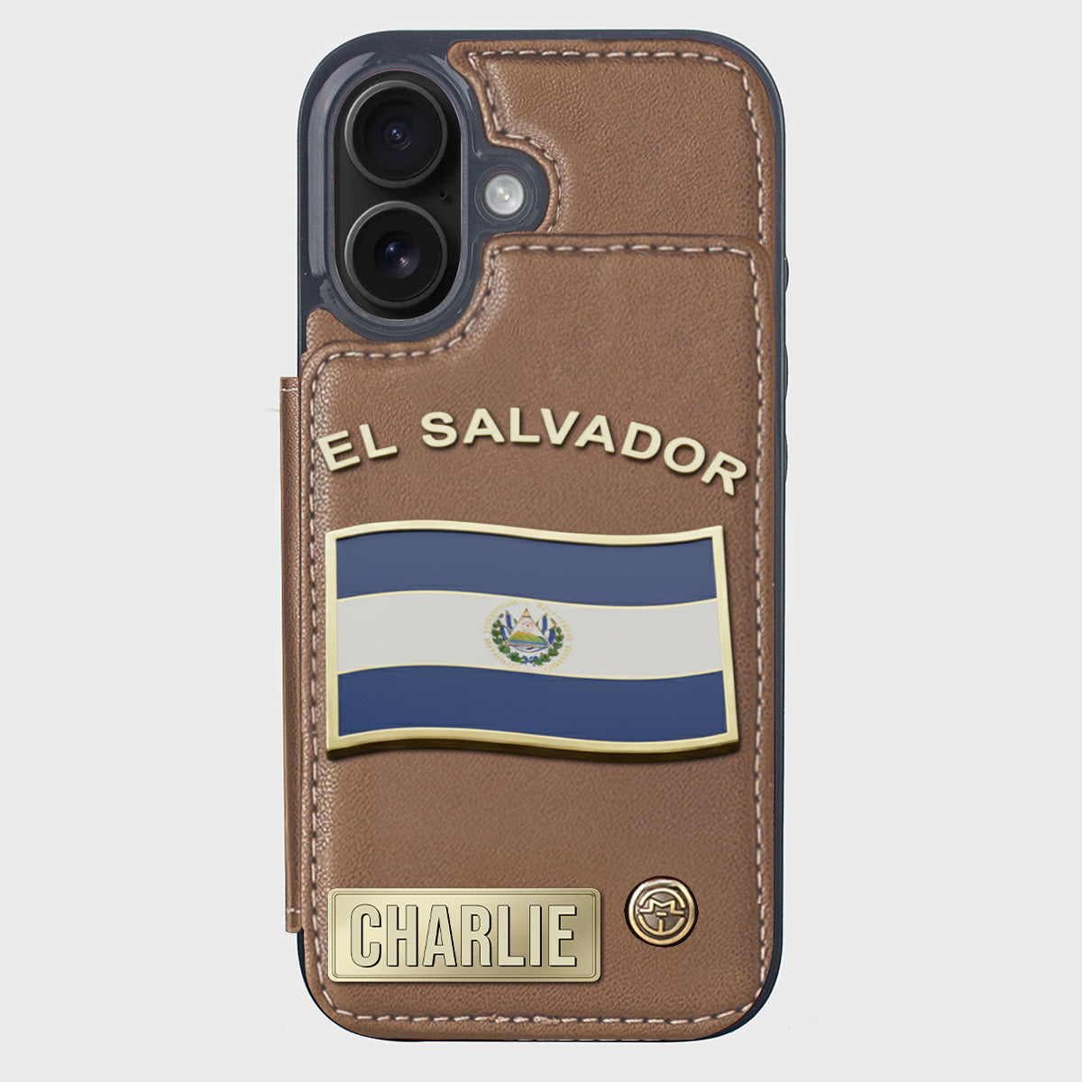 Proud El Salvador - Personalized Expats Wallet Phone Case