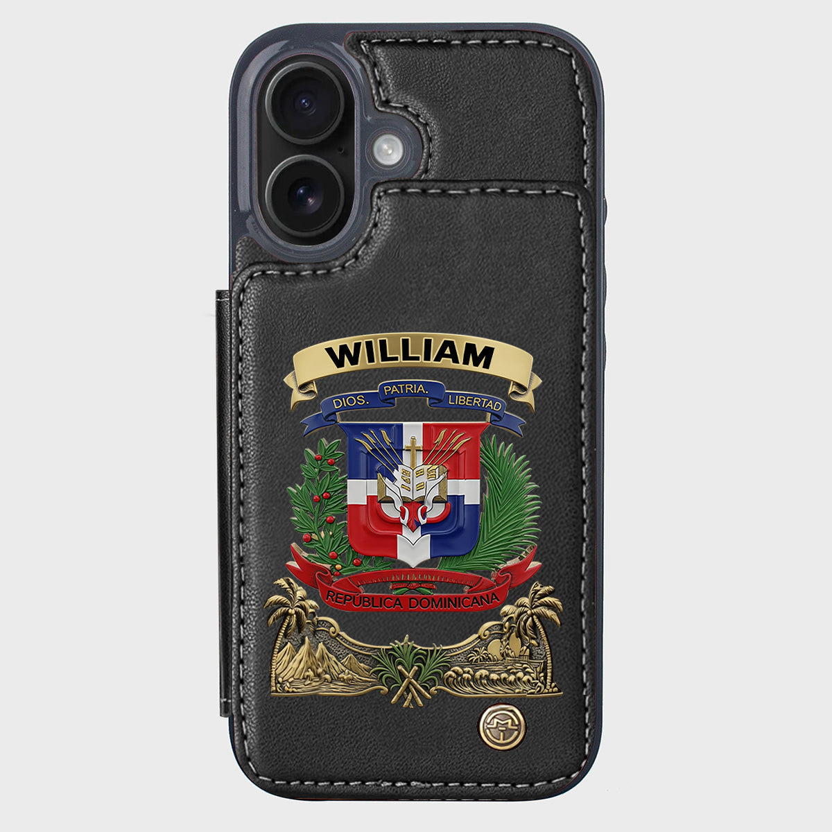 Proud Dominican - Personalized Expats Wallet Phone Case