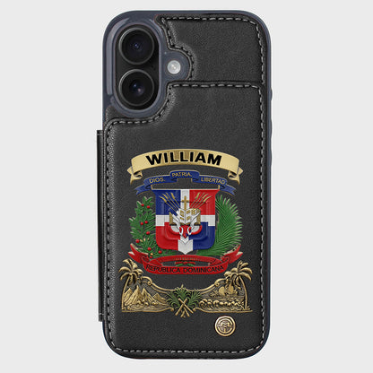 Proud Dominican - Personalized Expats Wallet Phone Case