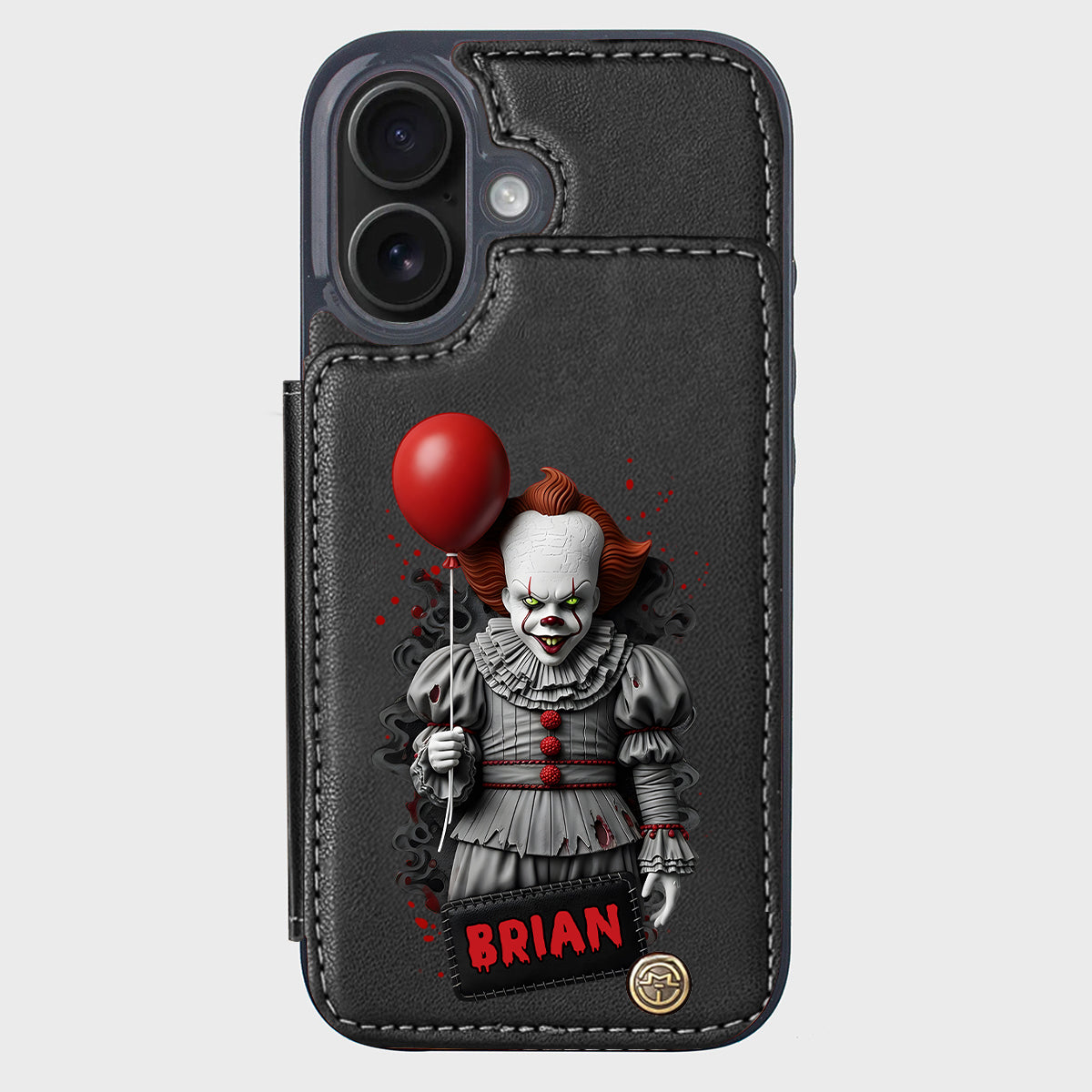 Scary Halloween - Personalized Horror Character Wallet Phone Case