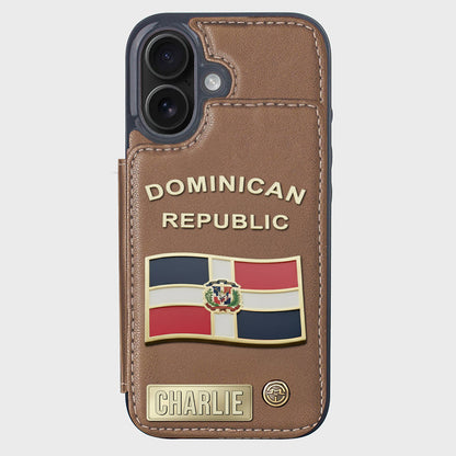 Proud Dominican - Personalized Expats Wallet Phone Case