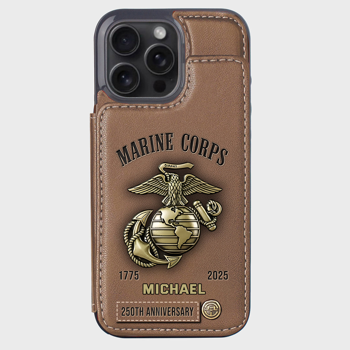 250th Anniversary - Personalized Veteran Wallet Phone Case