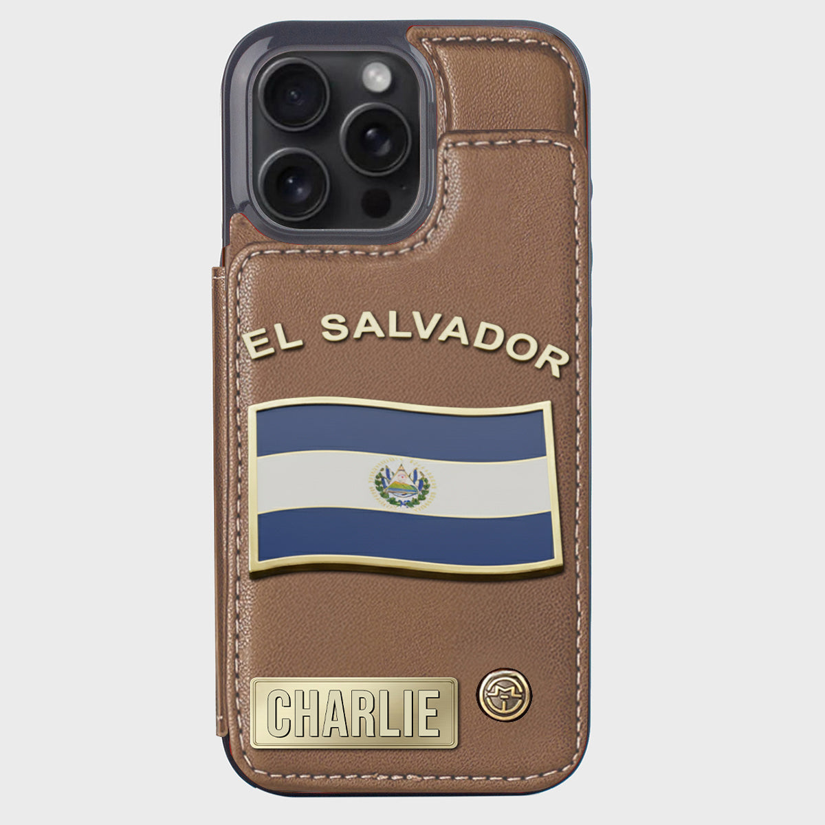 Proud El Salvador - Personalized Expats Wallet Phone Case