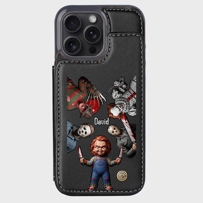 Horrors Characters - Personalized Horror Character Wallet Phone Case
