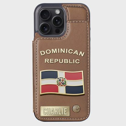 Proud Dominican - Personalized Expats Wallet Phone Case
