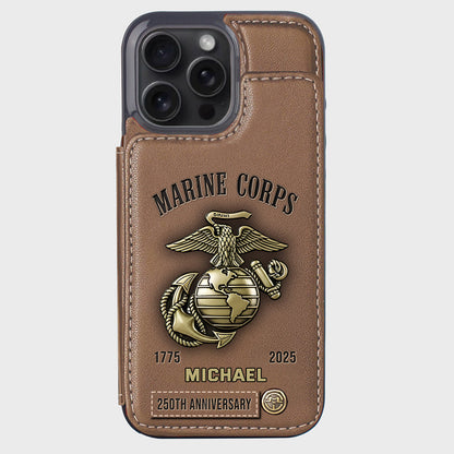 Proud Veteran - Personalized Veteran Wallet Phone Case