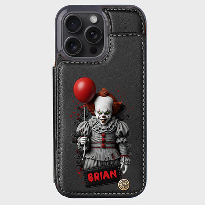Scary Halloween - Personalized Horror Character Wallet Phone Case