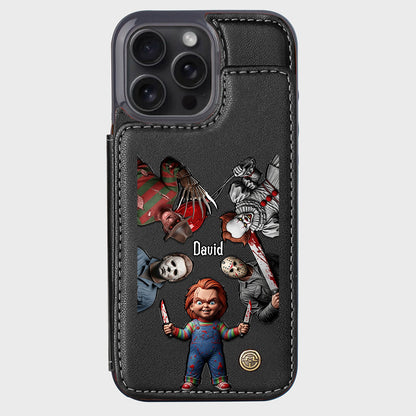 Horrors Characters - Personalized Horror Character Wallet Phone Case